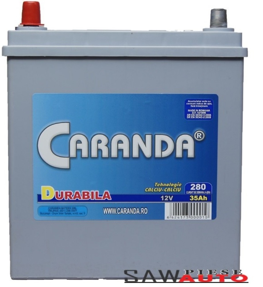 baterie auto caranda durabila 35ah - matiz- baterie auto caranda durabila 35ah - matiz-
