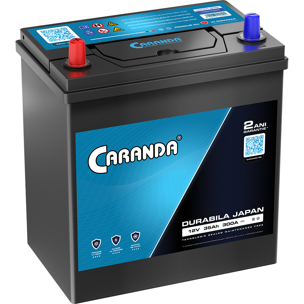 baterie auto caranda durabila 35ah - matiz-