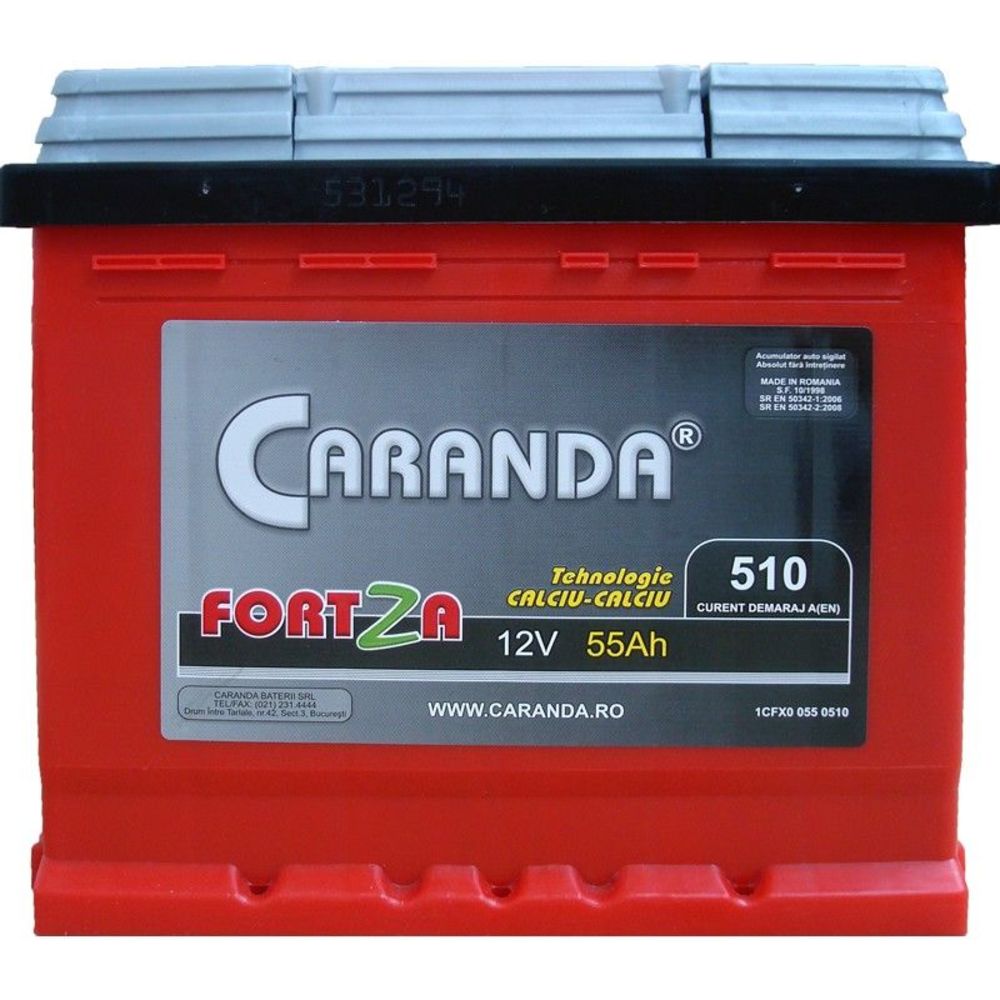 baterie auto caranda fortza 55ah- baterie auto caranda fortza 55ah-