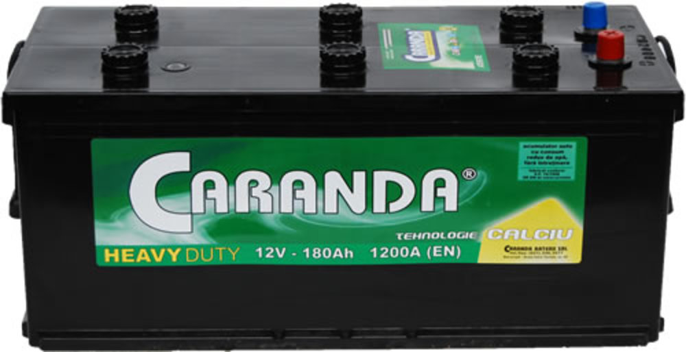 baterie auto caranda heavy duty 180 ah 1200 a-