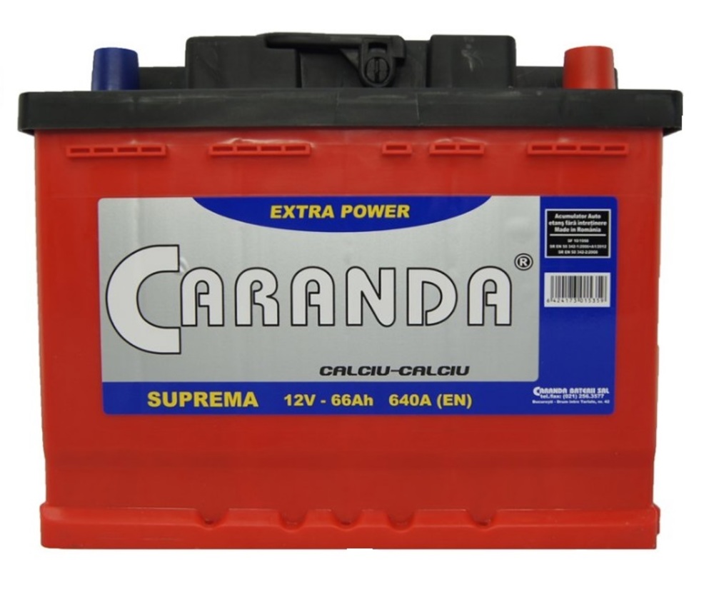 baterie auto caranda suprema 66ah- baterie auto caranda suprema 66ah-