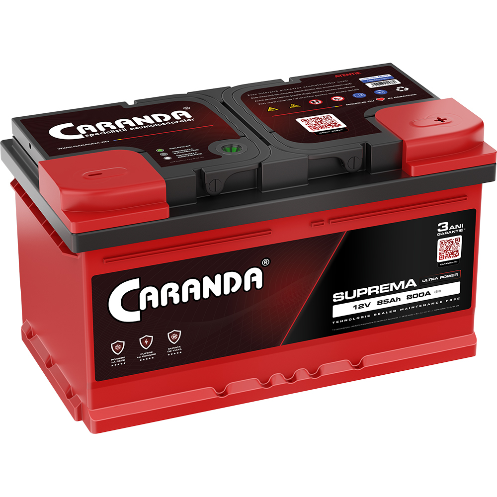 baterie auto caranda suprema 85ah joasa-