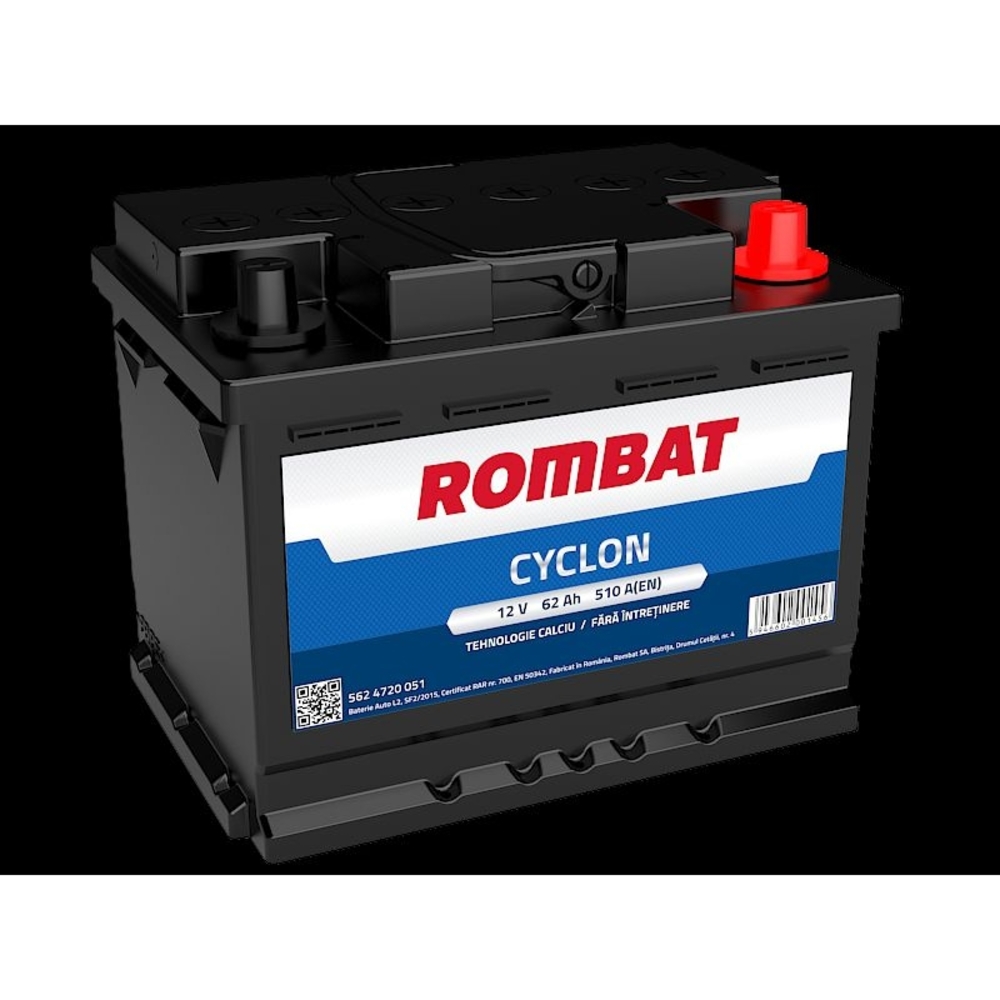 baterie auto cyclon 62ah ROMBAT-Rombat baterie auto cyclon 62ah ROMBAT-Rombat