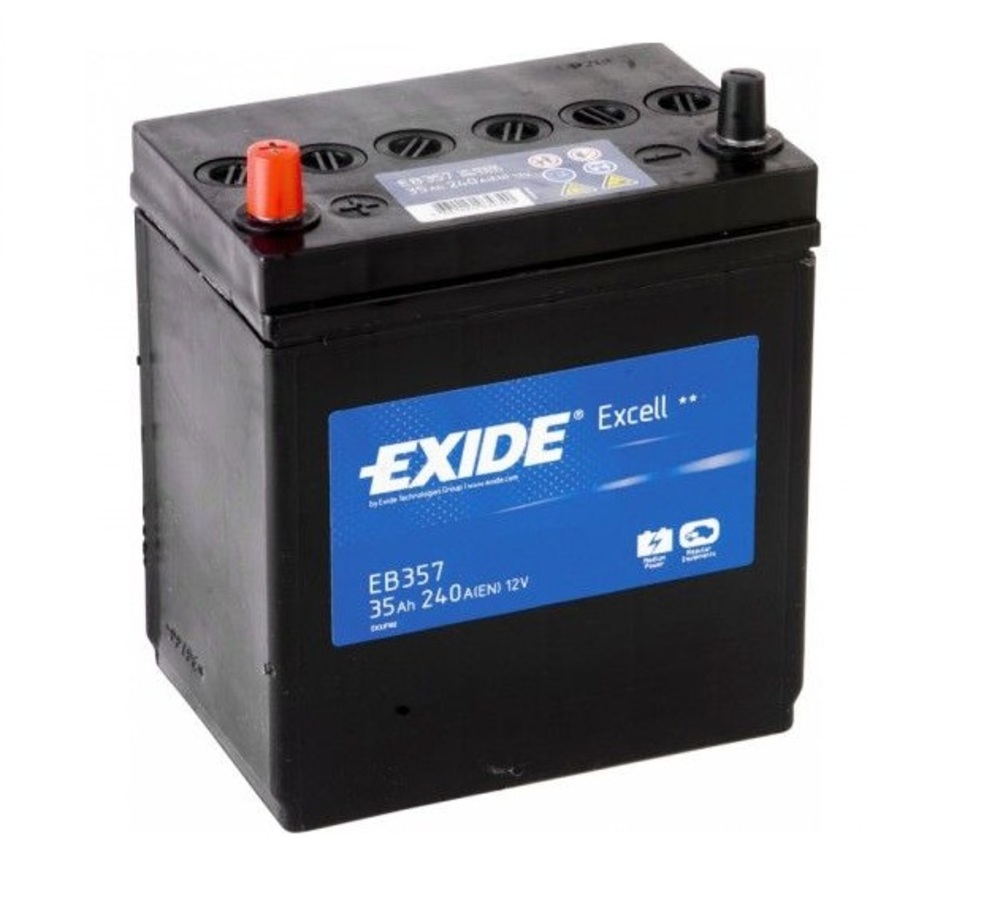 baterie auto EXIDE excell 35 ah asia borne inverse-Exide baterie auto EXIDE excell 35 ah asia borne inverse-Exide