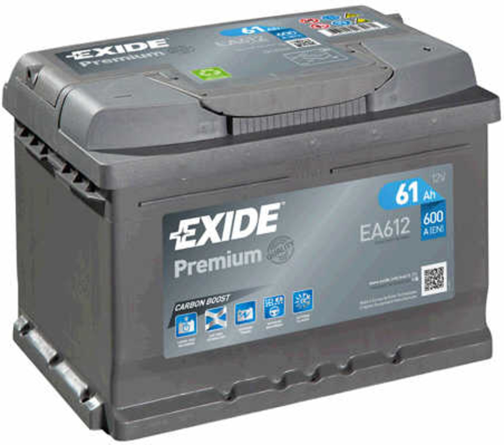 baterie auto EXIDE premium 61ah-Exide baterie auto EXIDE premium 61ah-Exide