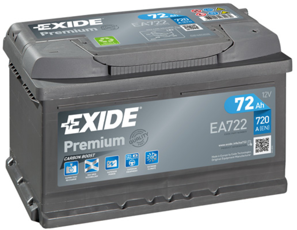 baterie auto EXIDE premium 72 ah-Exide baterie auto EXIDE premium 72 ah-Exide
