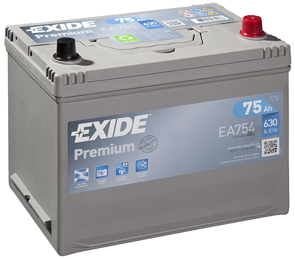 baterie auto EXIDE premium 75ah-Exide baterie auto EXIDE premium 75ah-Exide