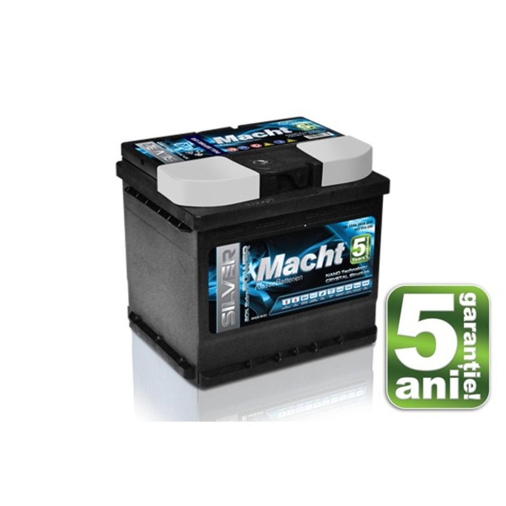 baterie auto MACHT silver power 55ah-Macht baterie auto MACHT silver power 55ah-Macht