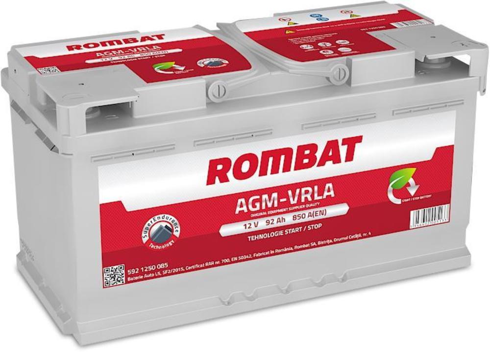baterie auto ROMBAT agm vrla 92ah-Rombat baterie auto ROMBAT agm vrla 92ah-Rombat