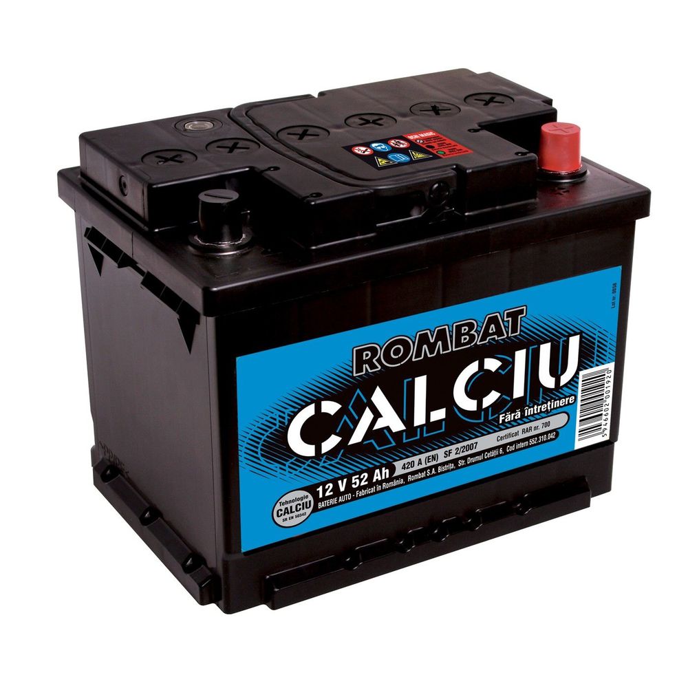 baterie auto ROMBAT calciu 52ah-Rombat baterie auto ROMBAT calciu 52ah-Rombat
