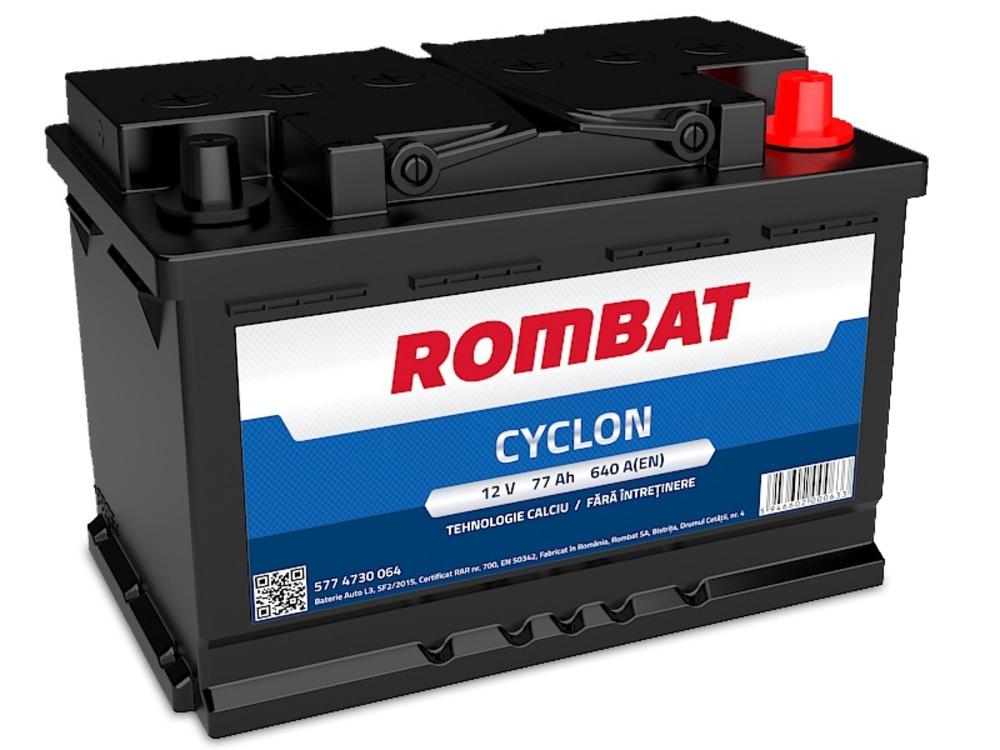 baterie auto ROMBAT cyclon 77ah-Rombat baterie auto ROMBAT cyclon 77ah-Rombat