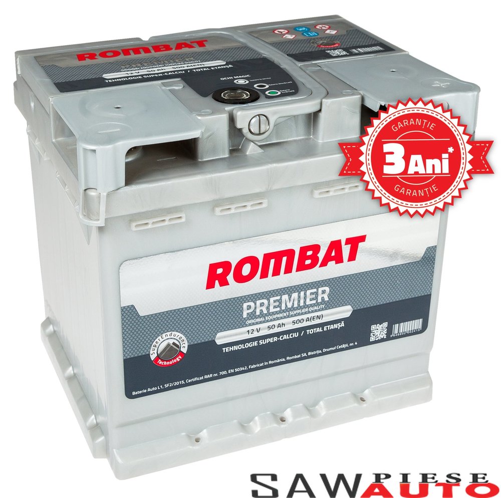baterie auto ROMBAT premier 50ah-Rombat baterie auto ROMBAT premier 50ah-Rombat