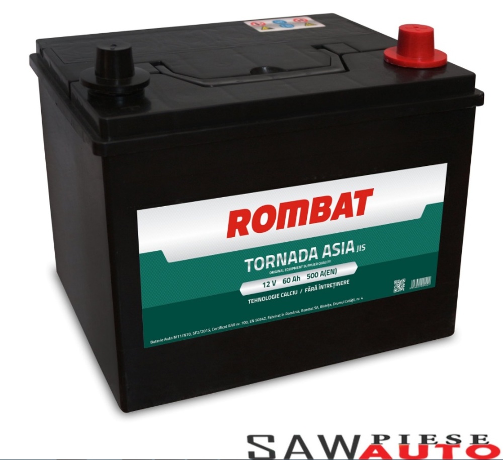 baterie auto ROMBAT tornada asia borna normala 60 ah-Rombat baterie auto ROMBAT tornada asia borna normala 60 ah-Rombat