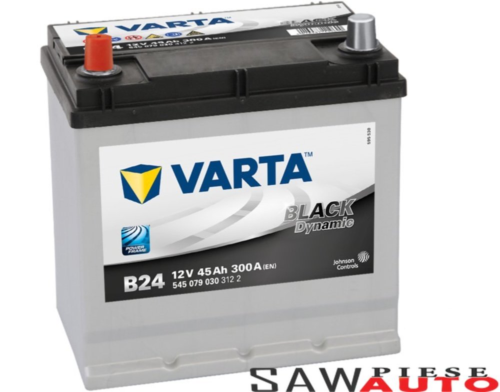 baterie auto VARTA black dynamic 12v 45ah asia borna inversa-Varta baterie auto VARTA black dynamic 12v 45ah asia borna inversa-Varta