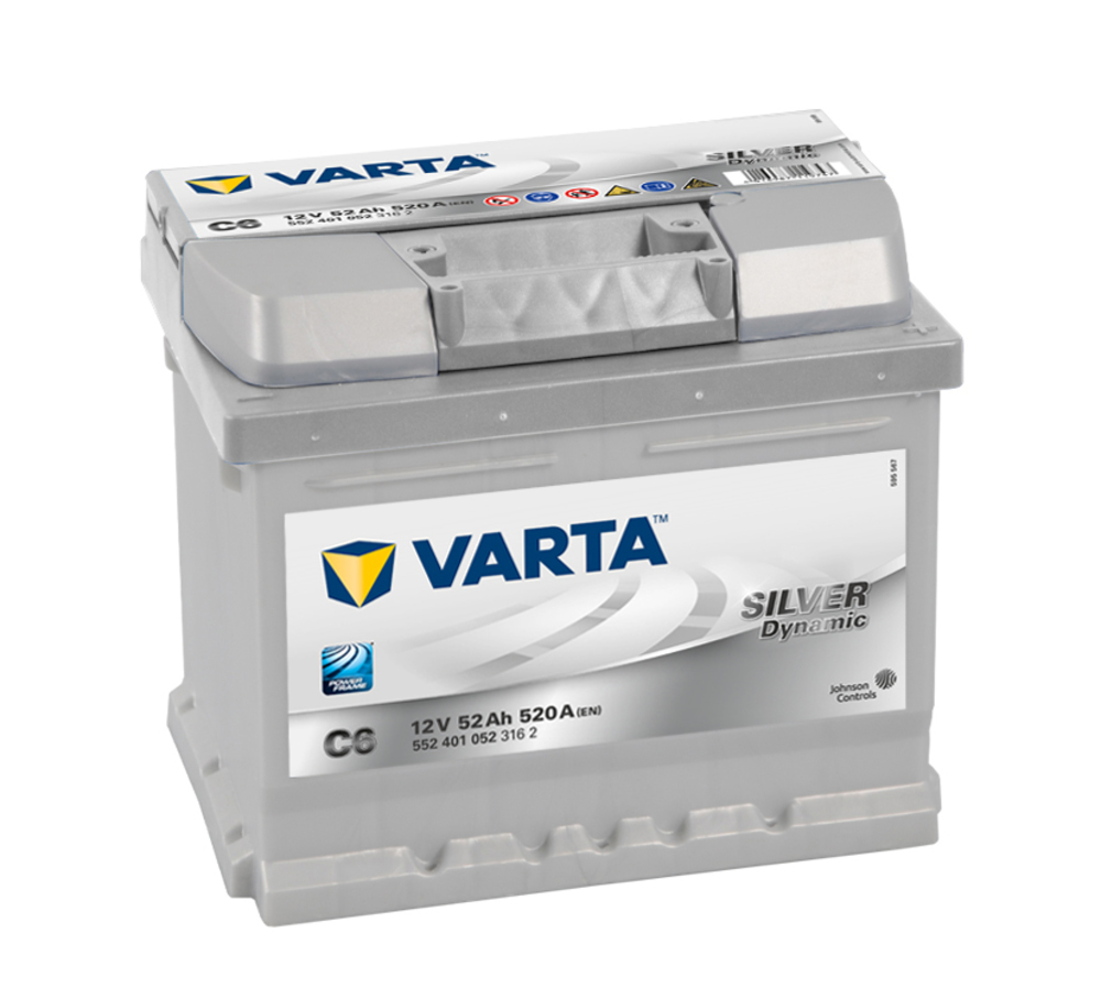 baterie auto VARTA silver dynamic 52ah-Varta baterie auto VARTA silver dynamic 52ah-Varta