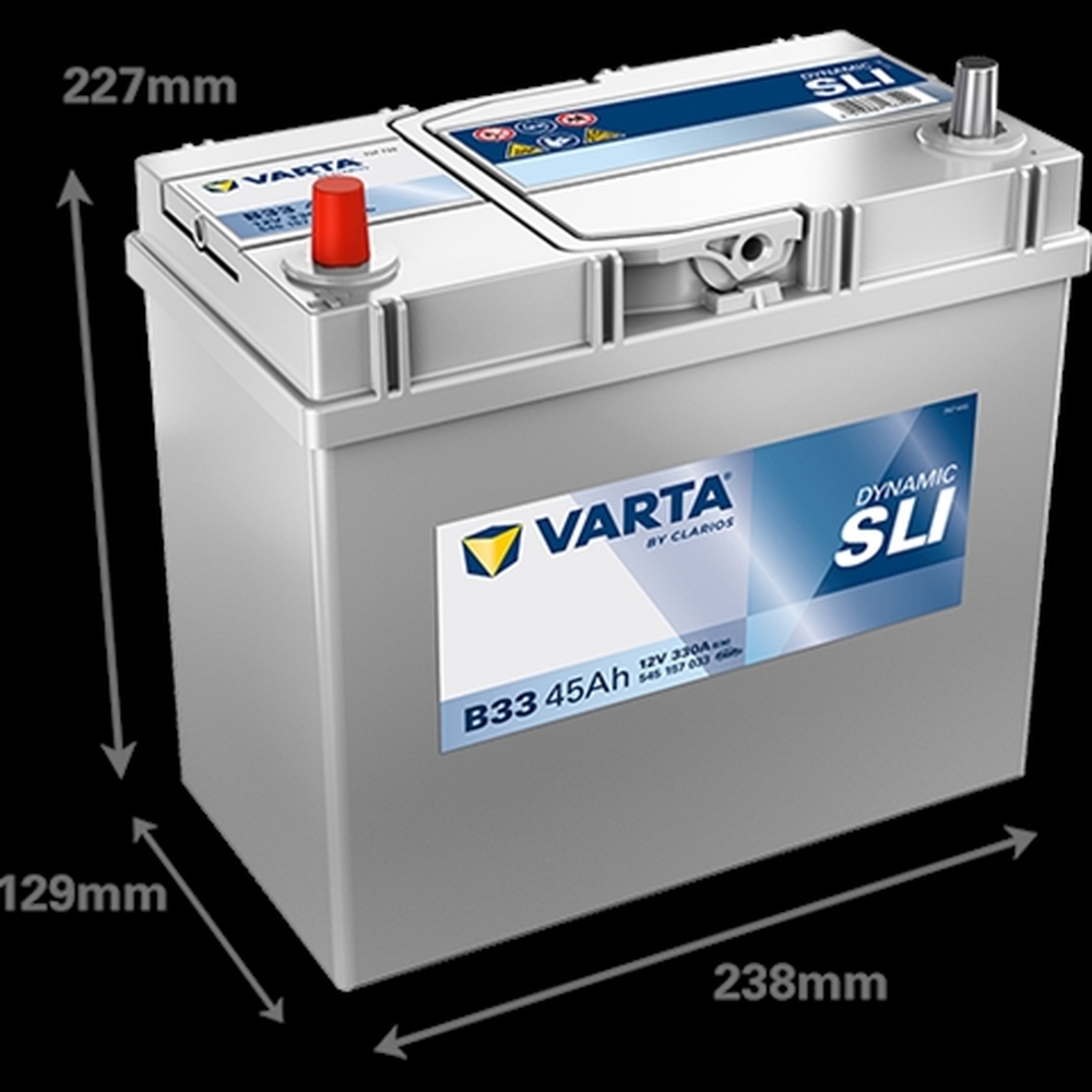 baterie autoacumulator VARTA automotivesli 12v 45ah 330a b33 238x129x227 stgborne inverse Varta baterie autoacumulator VARTA automotivesli 12v 45ah 330a b33 238x129x227 stgborne inverse