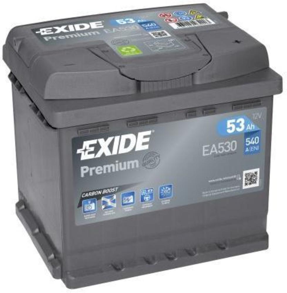 baterie EXIDE premium 53ah 540a Exide baterie EXIDE premium 53ah 540a