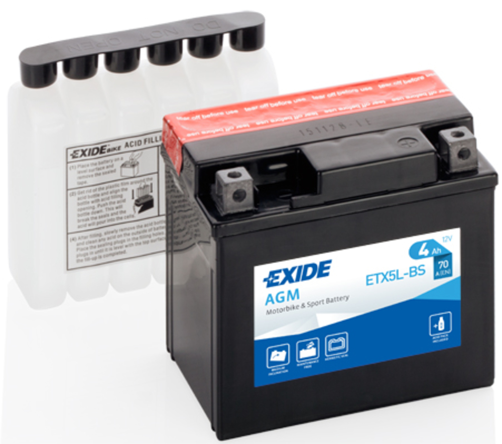baterie moto EXIDE 4 ah agm-Exide baterie moto EXIDE 4 ah agm-Exide