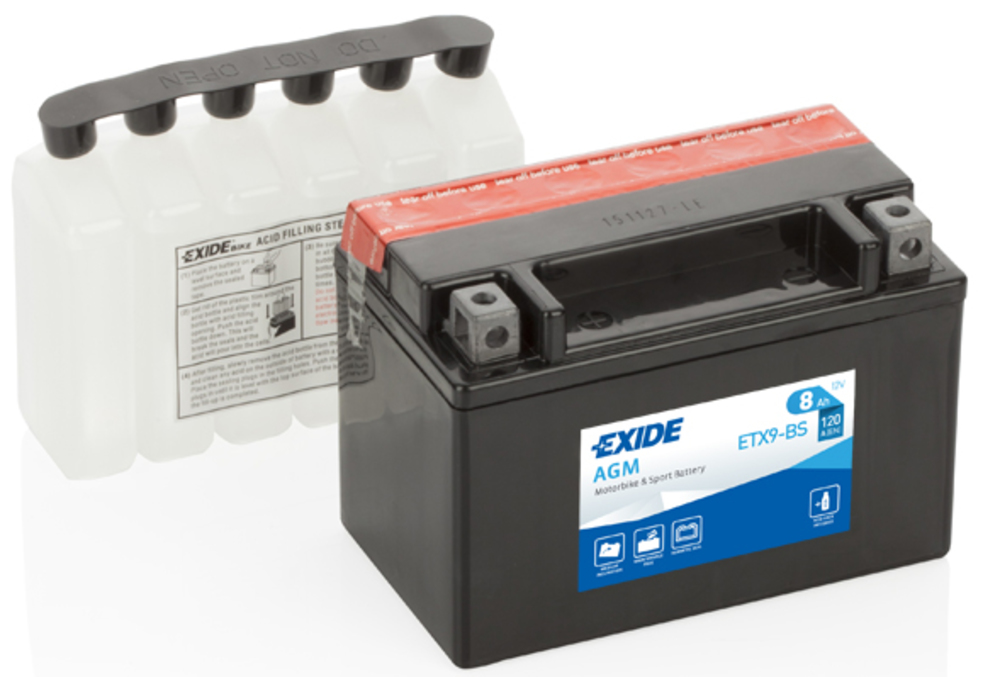 baterie moto EXIDE 8ah agm-Exide baterie moto EXIDE 8ah agm-Exide