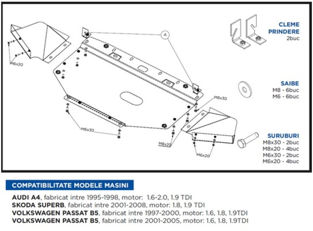 scut motor pentru vw passat /audi/skoda MTR-Mtr scut motor pentru vw passat /audi/skoda MTR-Mtr