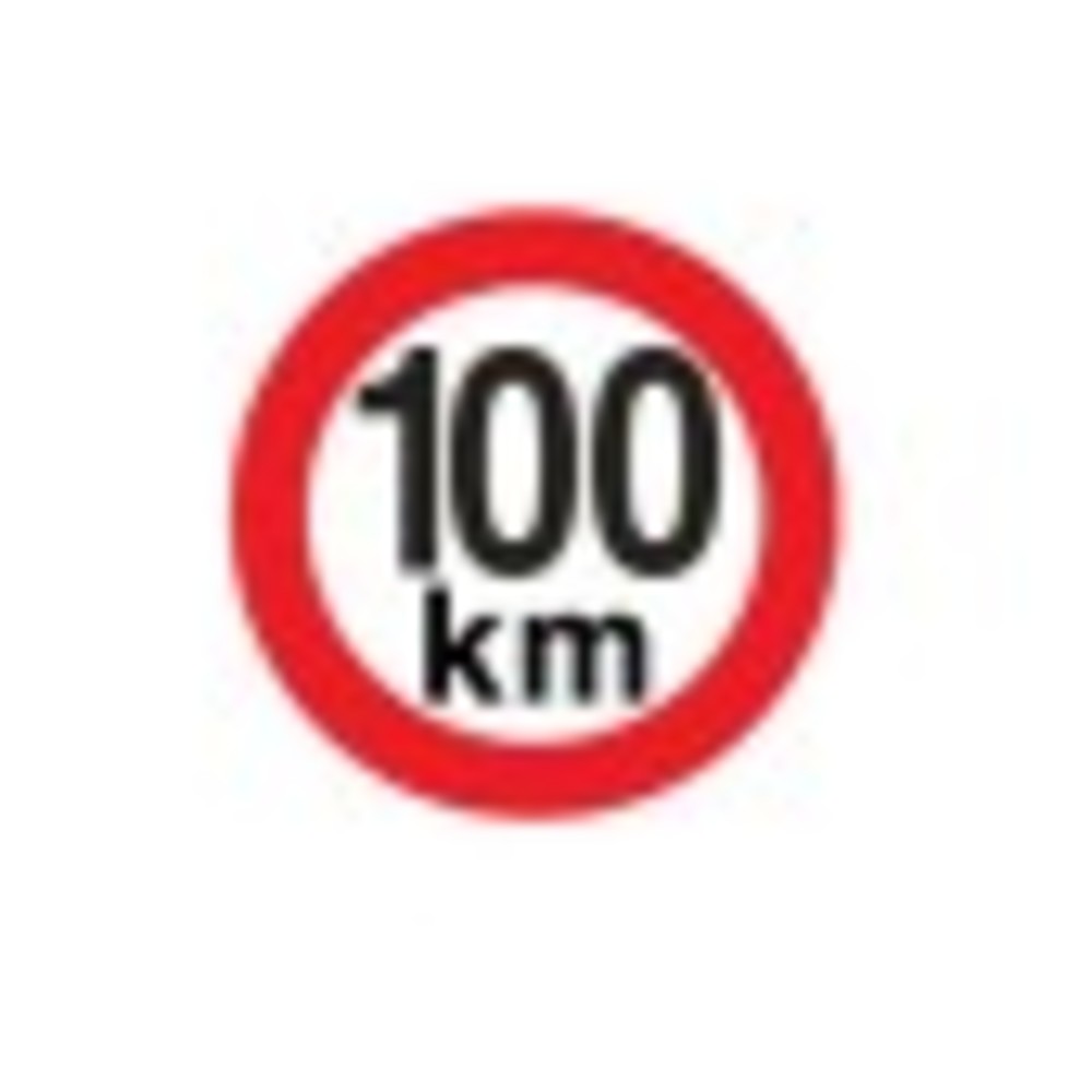 sticker limitare 100 km/h- sticker limitare 100 km/h-