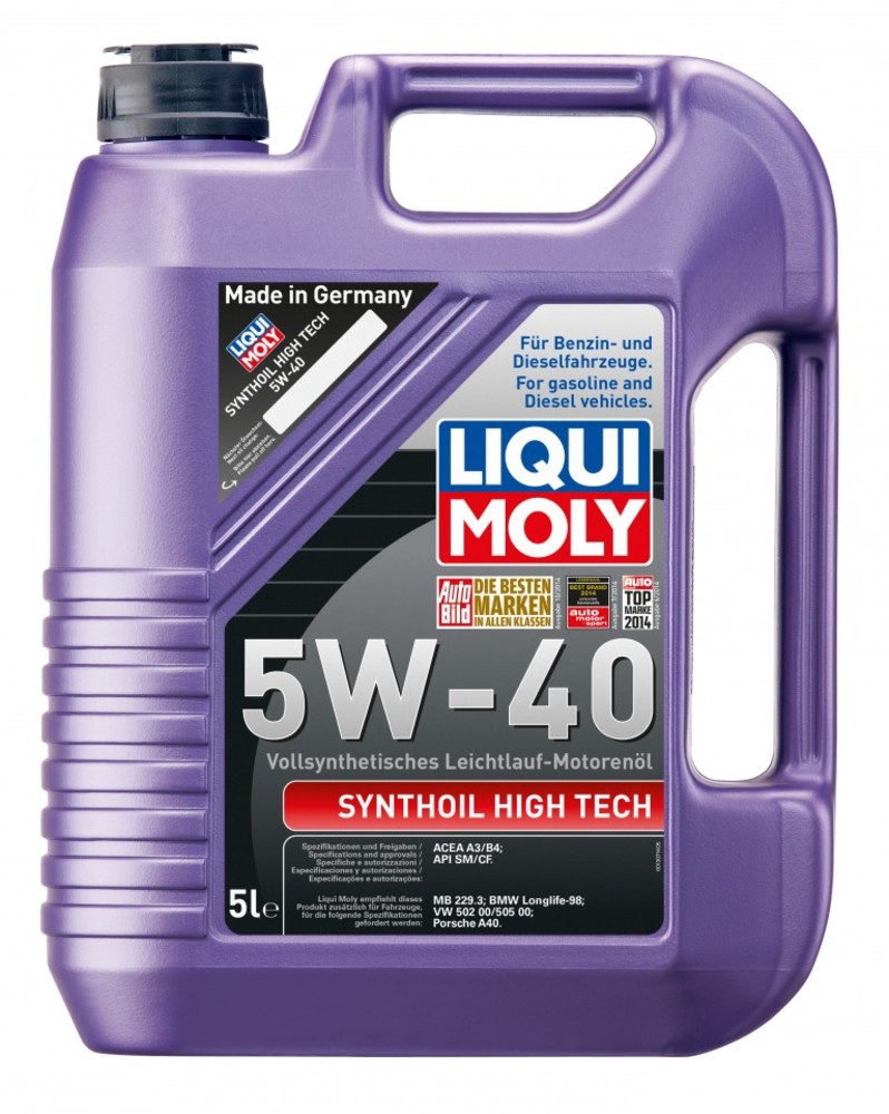 ulei de motor LIQUI MOLY synthoil high tech 5w-40 5l-Liqui moly