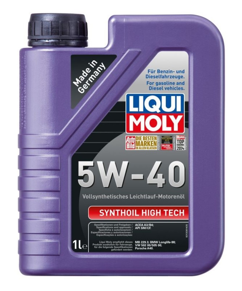 ulei de motor LIQUI MOLY synthoil high tech 5w40 api sm/cf 1l-Liqui moly ulei de motor LIQUI MOLY synthoil high tech 5w40 api sm/cf 1l-Liqui moly