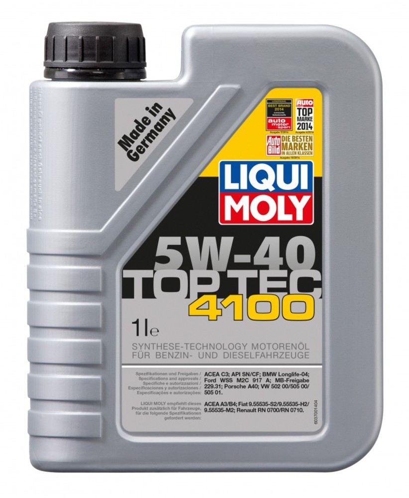 ulei de motor LIQUI MOLY top tec 4100 5w40 1l-Liqui moly