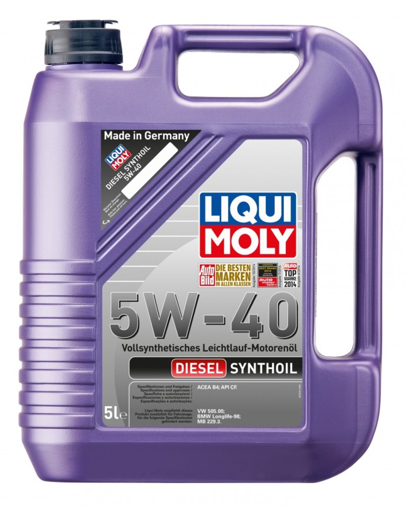 ulei motor LIQUI MOLY diesel synthoil 5w40 5l-Liqui moly ulei motor LIQUI MOLY diesel synthoil 5w40 5l-Liqui moly