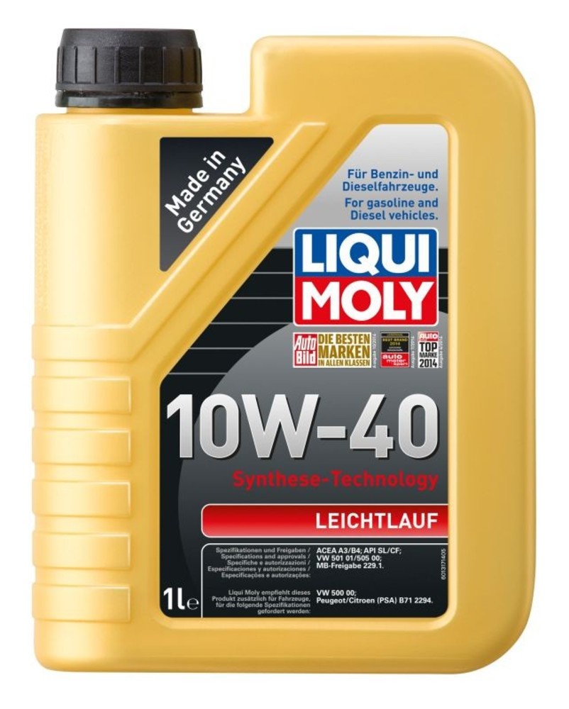ulei motor LIQUI MOLY leichtlauf 10w40 api sl/cf / acea a3/b4 1l-Liqui moly ulei motor LIQUI MOLY leichtlauf 10w40 api sl/cf / acea a3/b4 1l-Liqui moly
