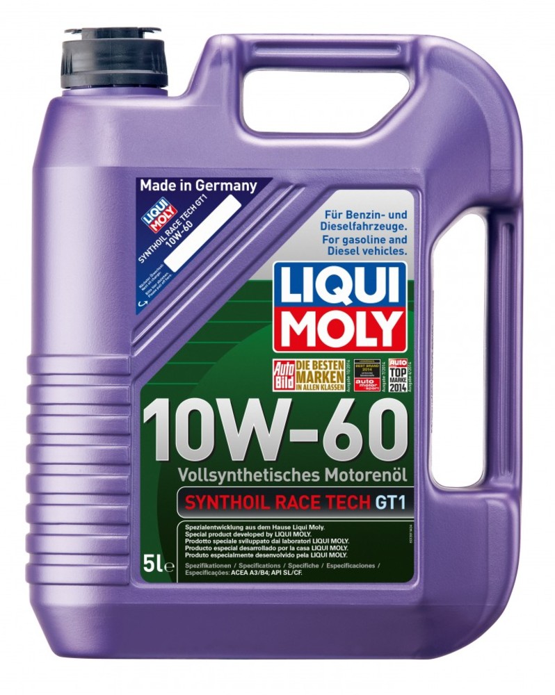 ulei motor LIQUI MOLY synthoil racetech gt1 10w60 hd 5l-Liqui moly ulei motor LIQUI MOLY synthoil racetech gt1 10w60 hd 5l-Liqui moly
